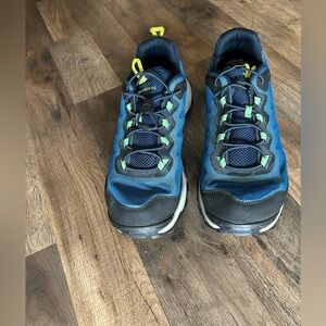 Merrell Speed Strike Aerosport Trail Blue Black Lime Green Athletic Shoes Sz 13